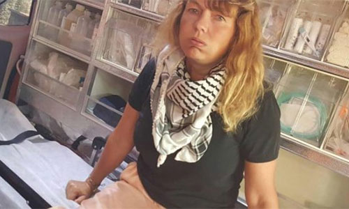 Kristen Foss Soldados israelíes hieren por segunda vez a una activista noruega